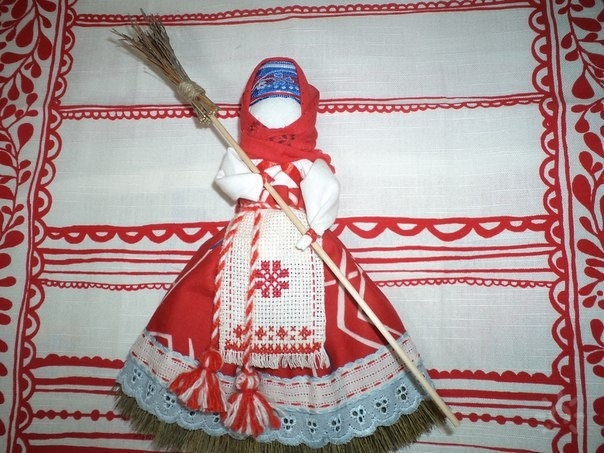 Русская народная кукла Метлушка