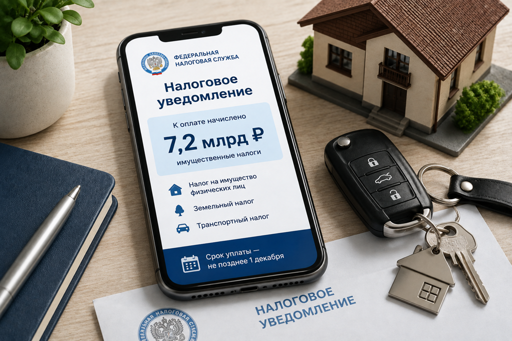 Жителям Прикамья начислили 7,2 млрд рублей имущественных налогов